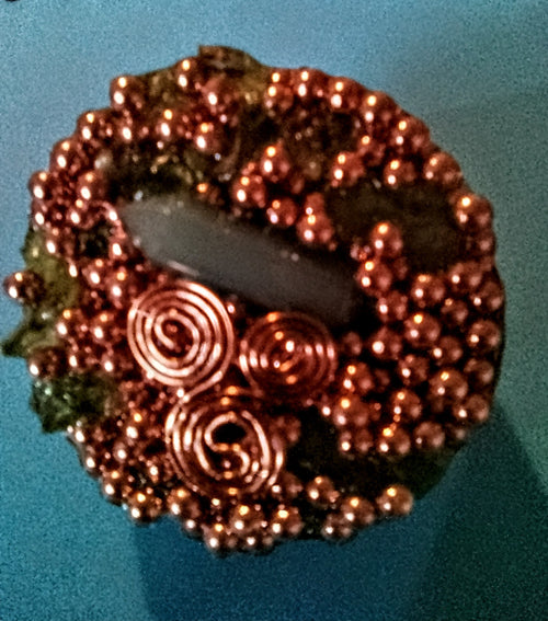 Green Orgone Rose